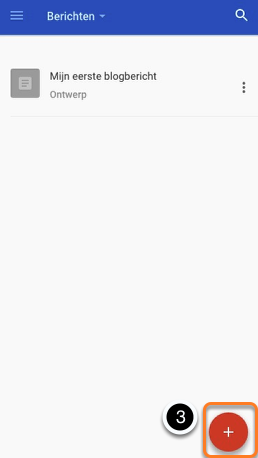3. Aan de slag met het schrijven van blog
berichten