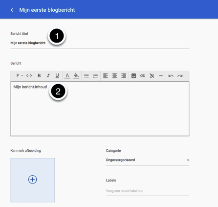 3. Bericht
schrijven