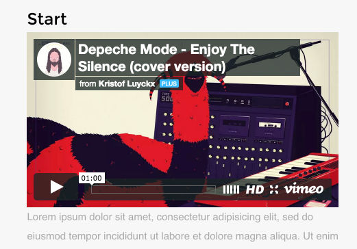 Embed code is
toegevoegd.