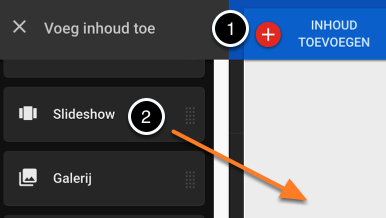 Galerij op pagina
plaatsen