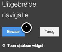 Bewaar de
wijzigingen
