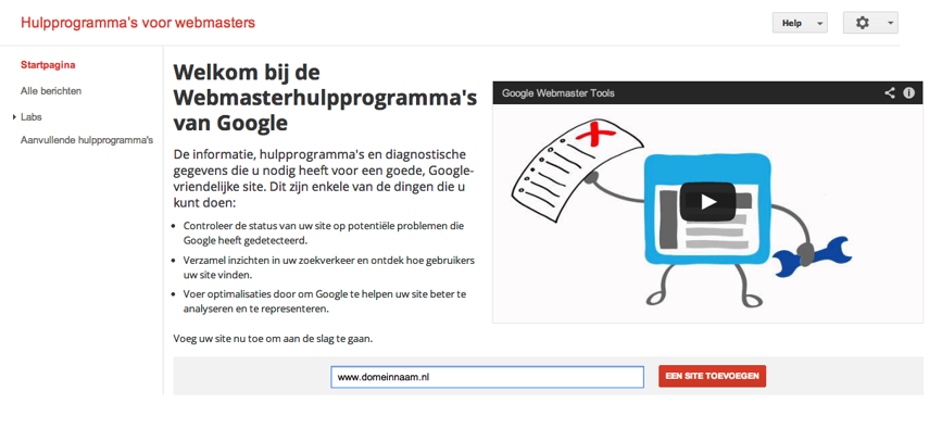 2. Voeg uw domeinnaam
toe.
