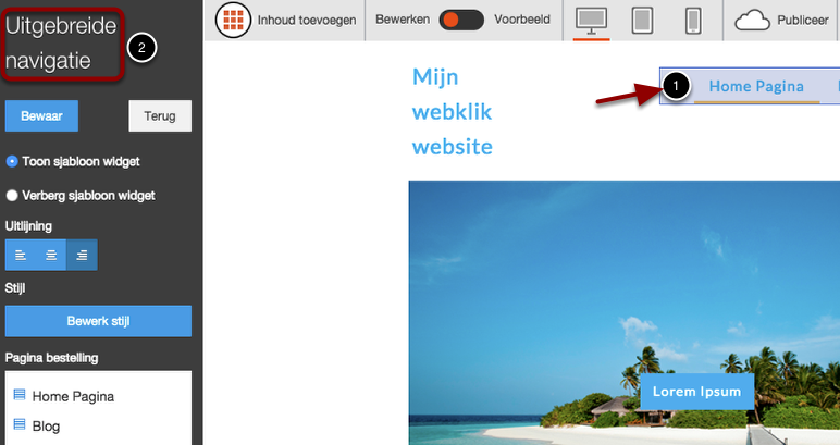 Open uitgebreide
navigatie