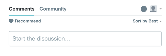 De widget is actief en het reactie veld verschijnt op de
website