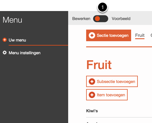 Voorbeeld van uw item
bekijken